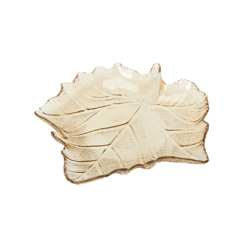 Διακοσμητικό Μπολ (26.3x25.5x4) K-M Leaf Light Brown AC5000430