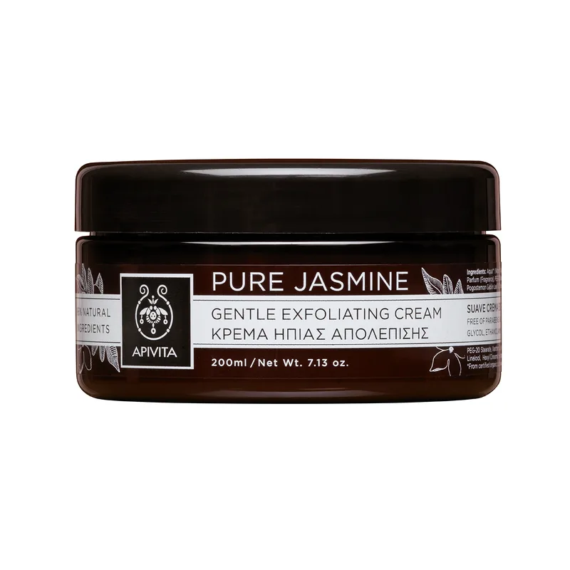 APIVITA Pure Jasmine Κρέμα Ήπιας Απολέπισης 200ml