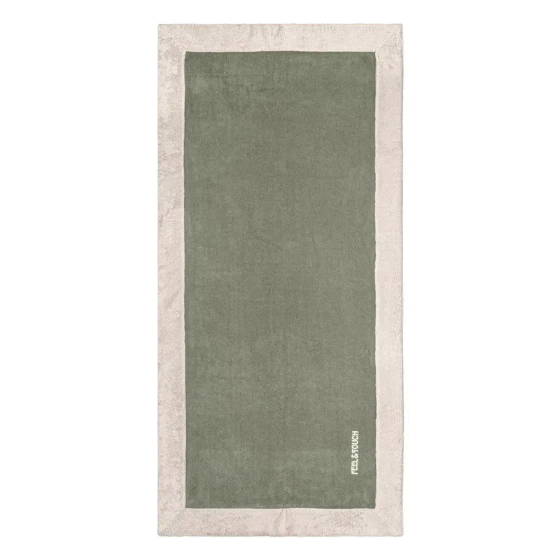 Πετσέτα Θαλάσσης (80x170) Feel & Touch Caribbean Khaki