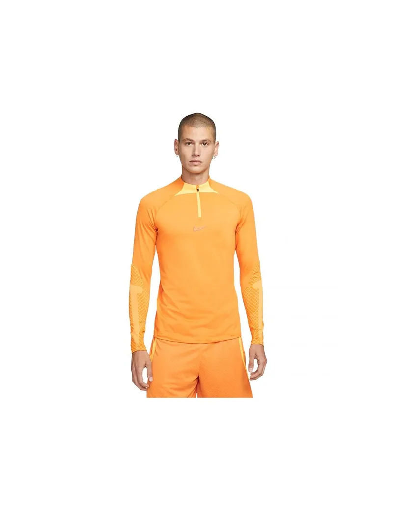 Nike Ανδρική Μπλούζα Dri-Fit με Φερμουάρ Μακρυμάνικη Πορτοκαλί DH8732-738
