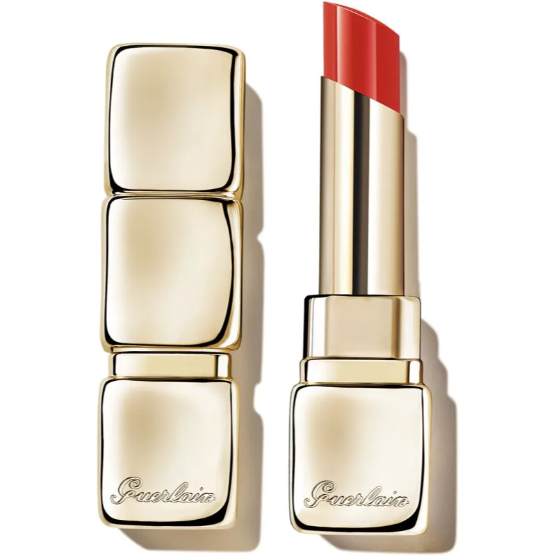 GUERLAIN KissKiss Shine Bloom λαμπερό κραγιόν απόχρωση 775 Poppy Kiss 3.5 γρ