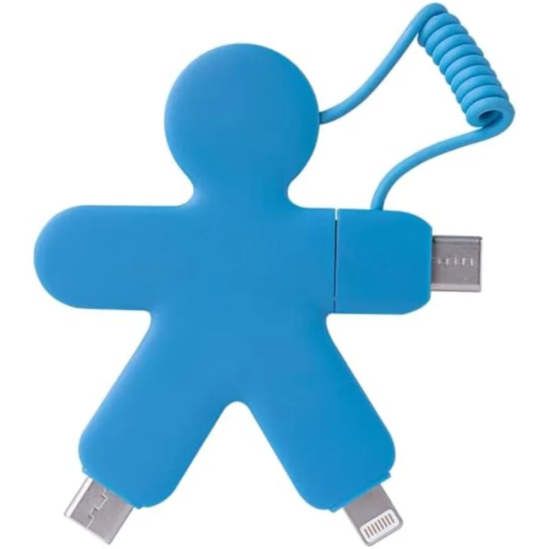 XOOPAR BUDDY ECO FRIENDLY MULTI USB CABLE BLUE