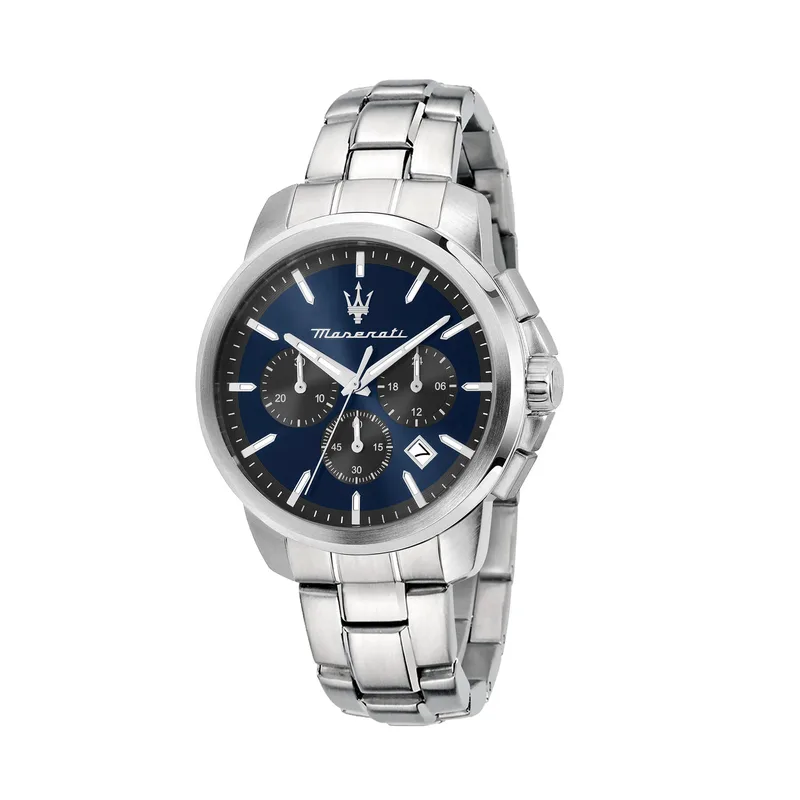 Ρολόι Maserati Successo Chronograph R8873621051 Ασημί