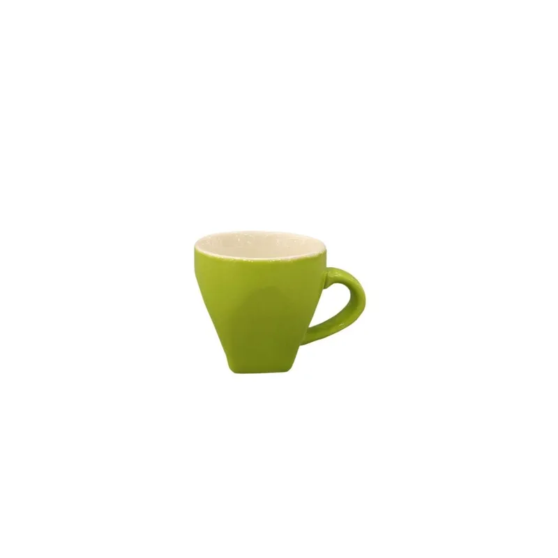 Φλυτζάνι Espresso Πορσελάνης Λαχανί Must Art Et Lumiere 80ml 06658 (Σετ 4 Τεμάχια) (Υλικό: Πορσελάνη, Χρώμα: Λαχανί ) - Art Et Lumiere - lumiere_06658