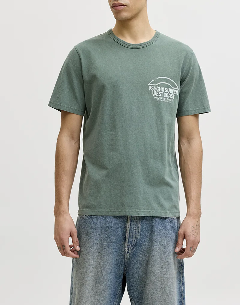 JACK&JONES JPRBLUMAXWELL SS TEE 12295102-Laurel Wreath Green