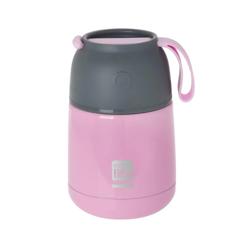 ECOLIFE Θερμός Φαγητού 450ml | Baby Ροζ