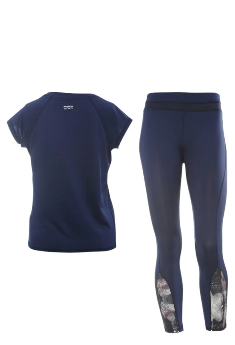 Αθλητικό Σετ Freddy Wr.Up Capri + T-Shirt WRS4CDF5TS-B23 Γυναικείο