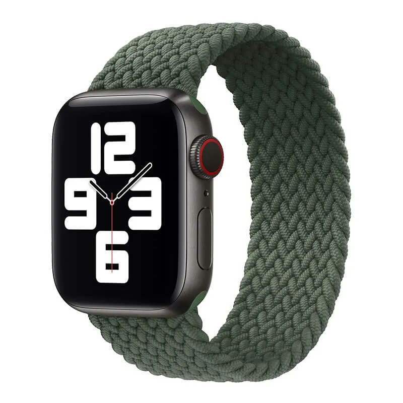 Hera Braided Green Λουράκι (Size: L) για Apple Watch 38/40/41/42mm Series 10 2024