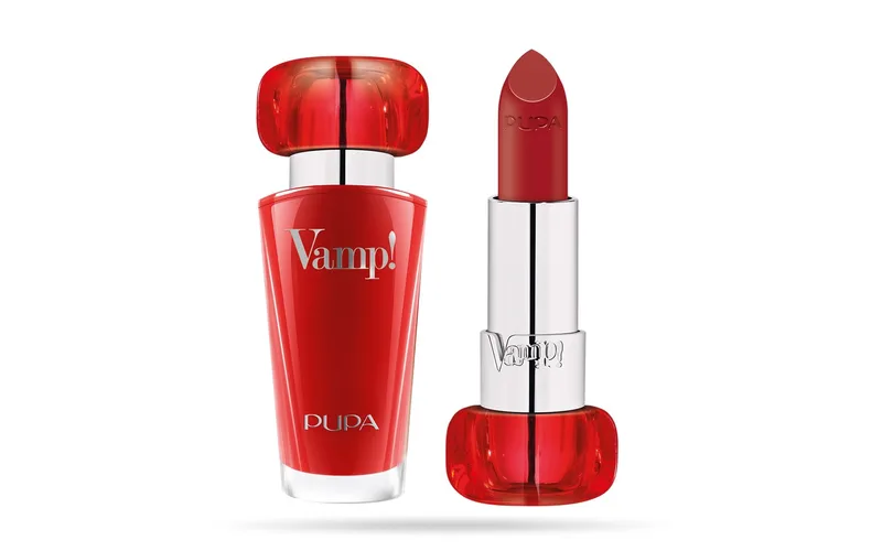 Pupa Vamp! Extreme Colour Lipstick - 302 Ruby Red (3.5g)