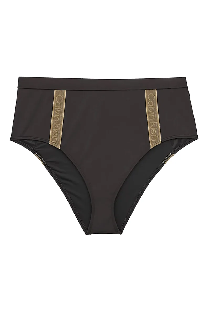 Calvin Klein Γυναικείο Bikini Bottom ψηλόμεσο Plus Size (1XL-3XL)-KW0KW01857-BEH