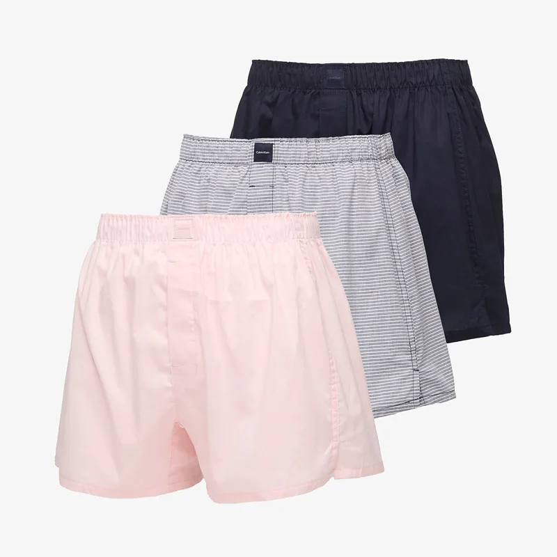 Μπόξερς Calvin Klein Boxer Trad 3-Pack Ροζ XL