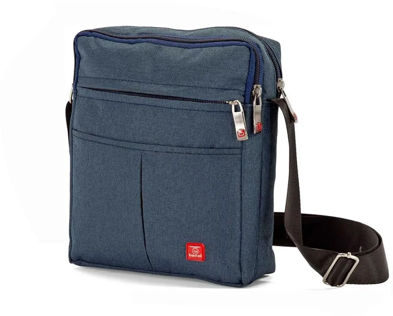 Τσαντάκι Ώμου 15x22x7εκ. benzi 5108 Blue (Ύφασμα: Polyester) - benzi - 5108-blue