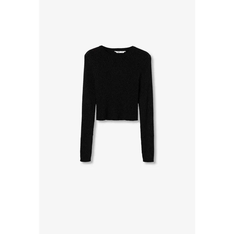 Μπλούζα πλεκτή lurex κορίτσι Tiffosi-10061873-000-Black