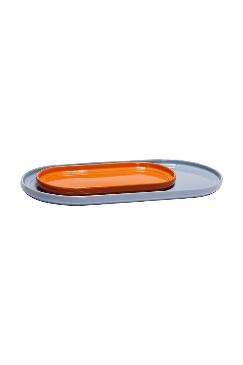 Hübsch Σετ δίσκου Hübsch Amare 29 x 15 / 43 x 22 cm 2-pack