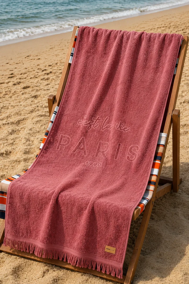 Πετσετα Θαλασσης Te Quiero Jacquard Nima 160x90x0cm Μονόχρωμο