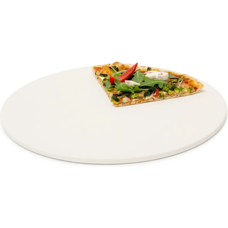 Πέτρα Ψησίματος Πίτσας Relaxdays Round Cordierite Pizza Stone Στρογγυλή από Κορδιερίτη 33 cm - Μπεζ (10019339)
