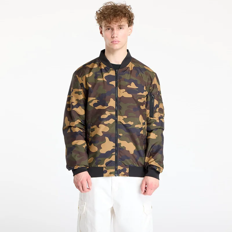 Αντιανεμικό Urban Classics Light Camo Bomber Jacket Camo Green M