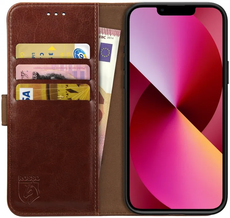 Κόκκινο Element PU Θήκη Πορτοφόλι Apple iPhone 13 - Brown (8719246324673)
