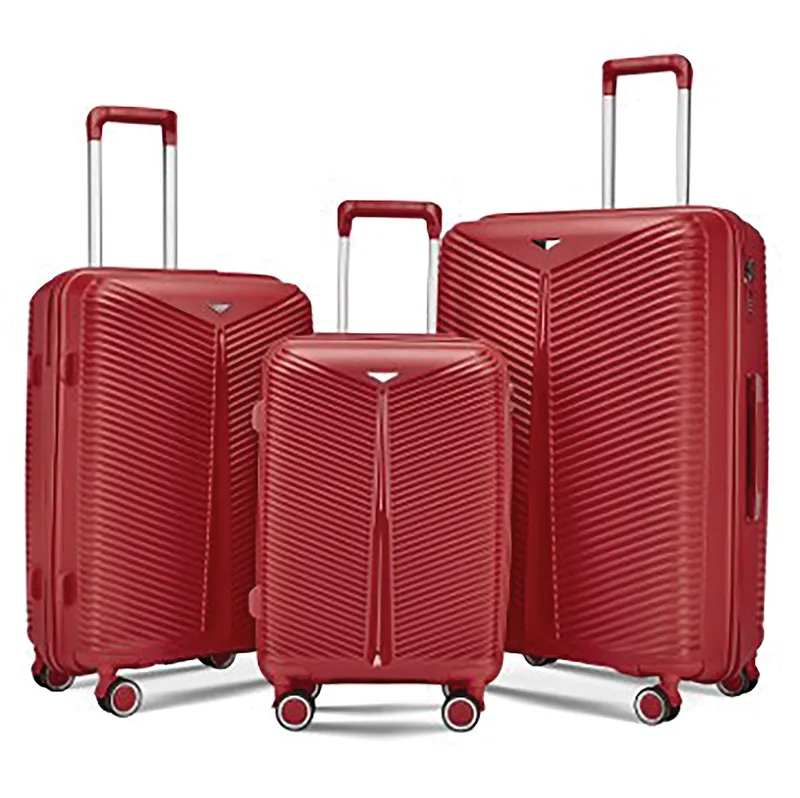 Cherry Red Βαλίτσες Σέτ 3 Τεμαχίων 20"/24"/28"