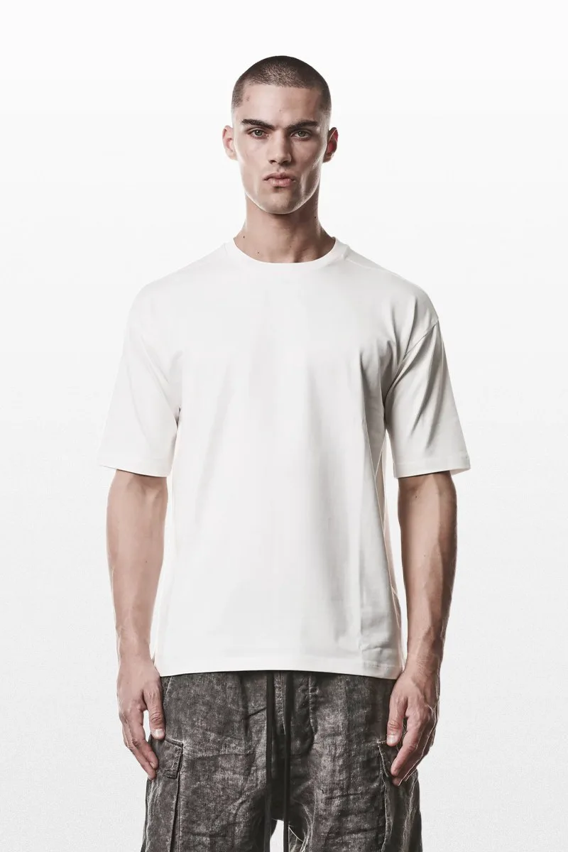 THOM KROM Ανδρικό Λευκό T-Shirt M TS 955 in White