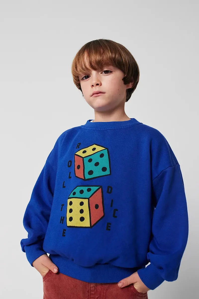 Παιδική βαμβακερή μπλούζα Bobo Choses Roll The Dice