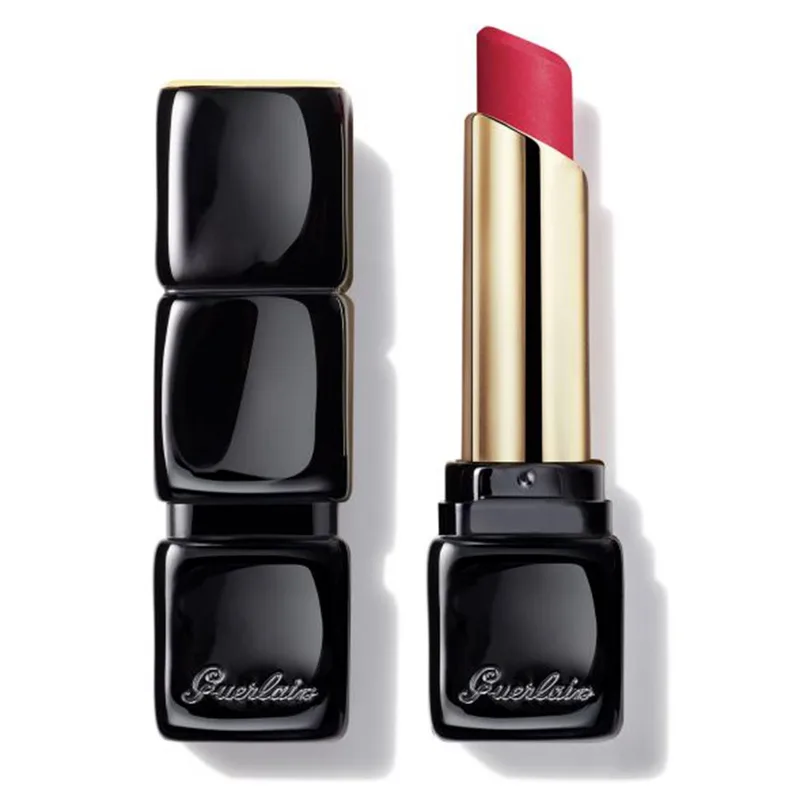 Guerlain Kiss Lipstick 666 Lucky Pink 1un