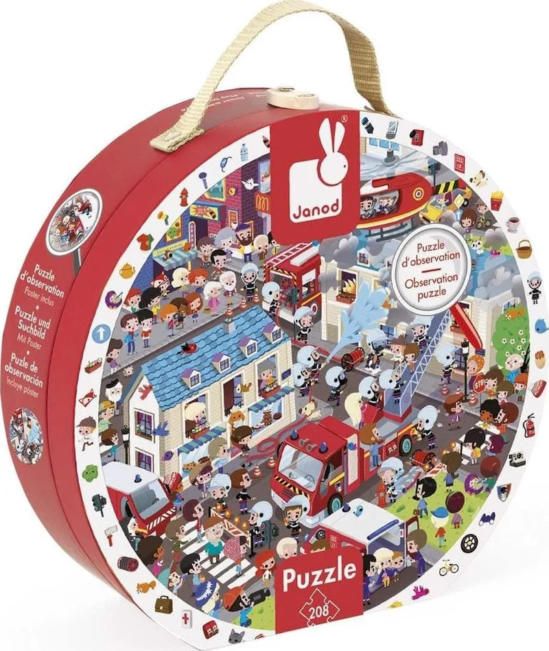 PUZZLE ΒΑΛΙΤΣΑΚΙ JANOD ΠΥΡΟΣΒΕΣΤΕΣ 208 ΤΜΧ (J02793)