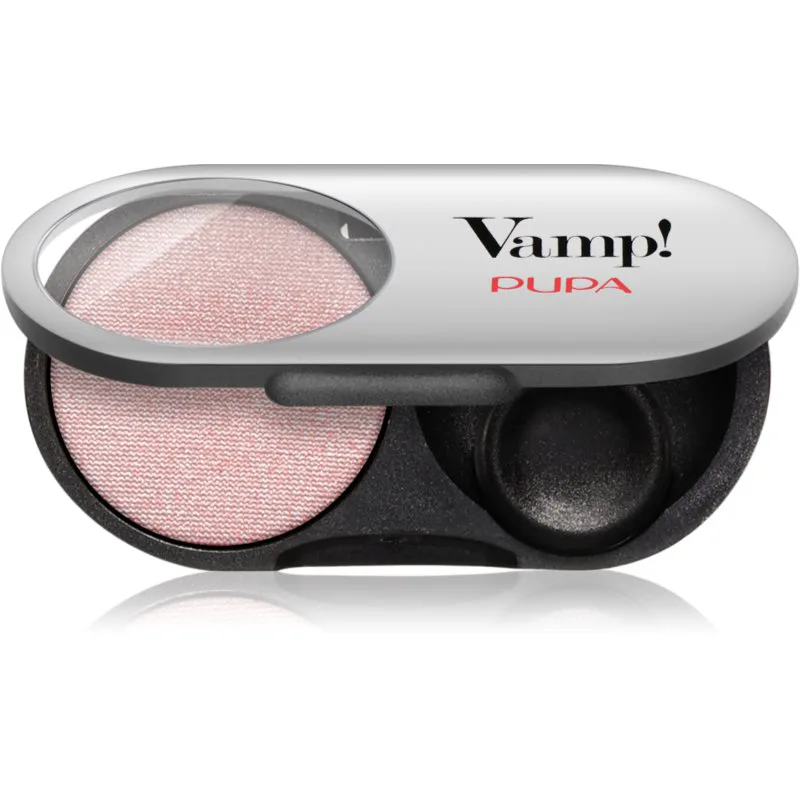 PUPA Milano Vamp! Radiant Baked Eyeshadow μακράς διαρκείας λαμπερές σκιές ματιών απόχρωση 108 Frost Rose - METALLIC 1 γρ