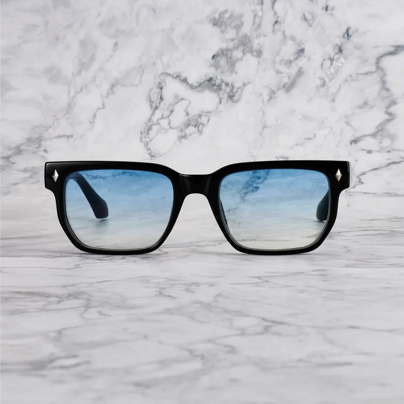 MAX 22EP2 - MAX - BLACK - GRADIENT BLUE Sunglasses | Black | Gradient Blue Shades | Explicit Poets Sunglasses