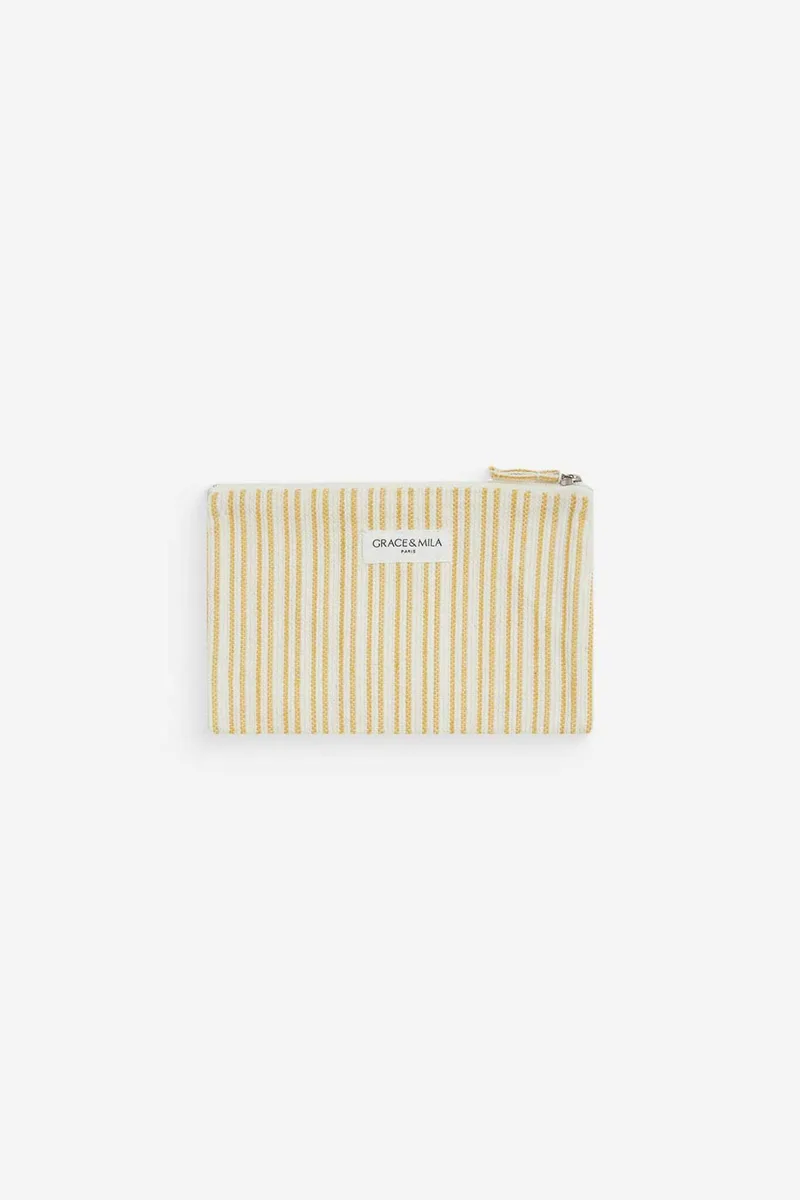 Grace & Mila γυναικείο pouch "Wilene" - WILENE Κίτρινο