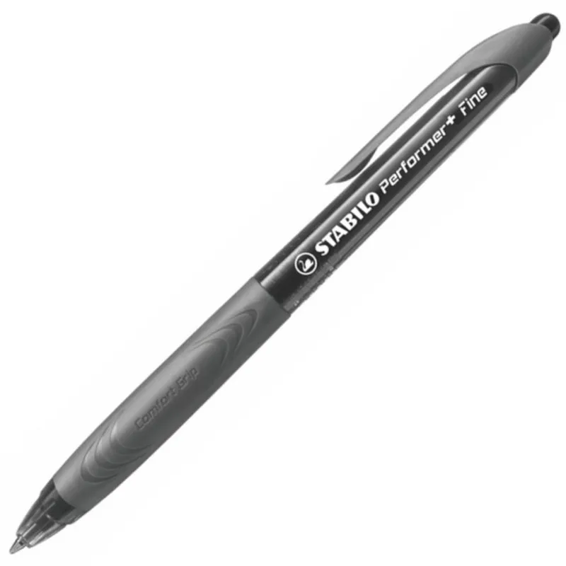 ΣΤΥΛΟ STABILO PERFORMER+ FINE ΜΕ ΜΑΥΡΟ ΜΕΛΑΝΙ 328-46 ΓΚΡΙ