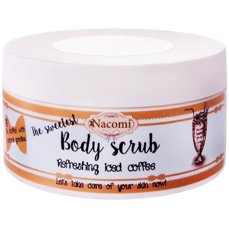 Nacomi Peeling, refreshing cold coffee, body scrub, 100 g