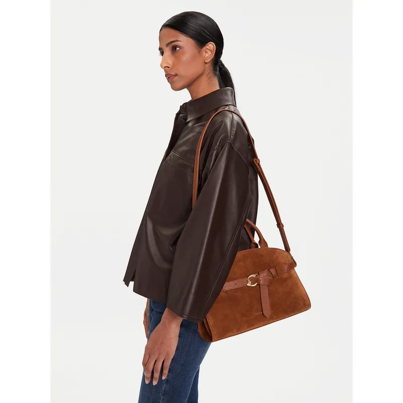 Τσάντα Coccinelle TLB Coccinellesabine Suede Bi E1 TLB 18 02 01 Καφέ