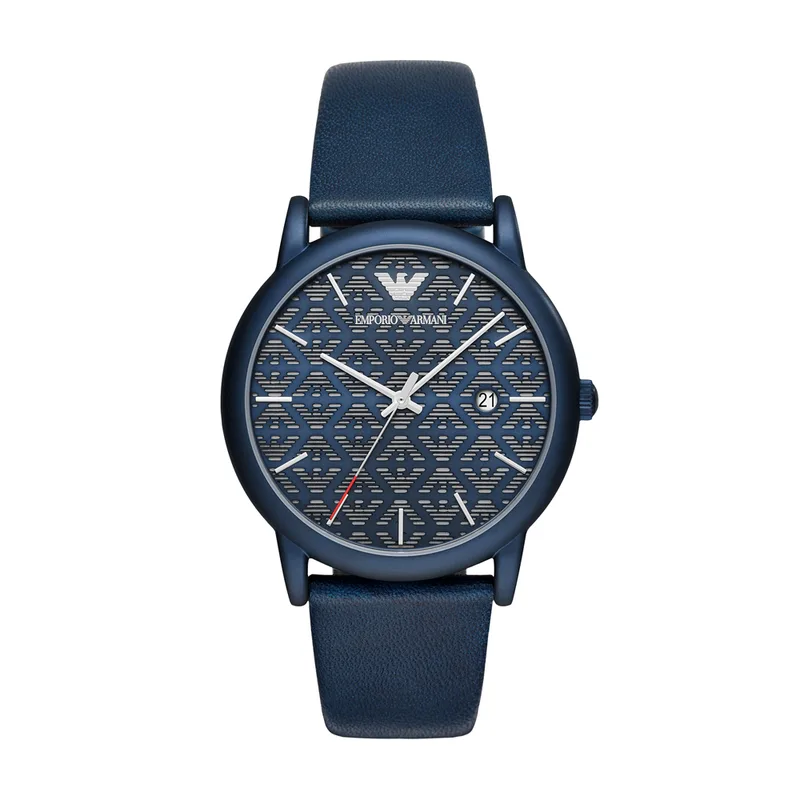 EMPORIO ARMANI Luigi Blue Leather Strap AR11304
