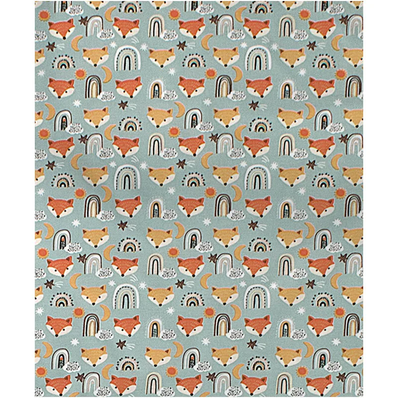 Σεντόνι Λίκνου 80x110 Dimcol Fox 528 Pale Mint
