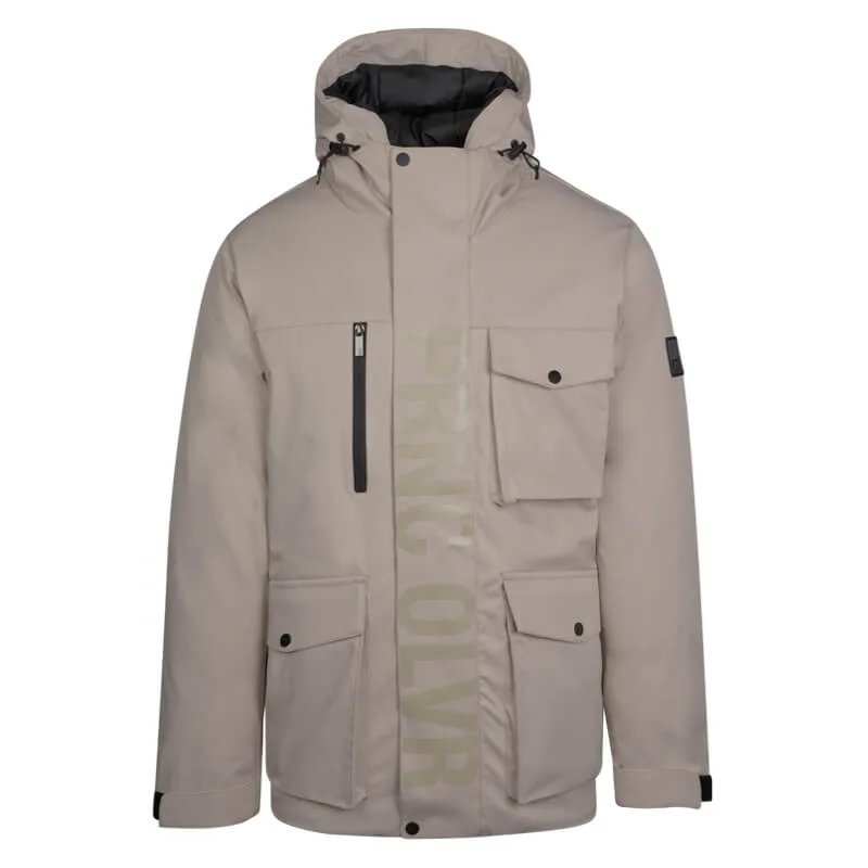 Hooded Therma-Fit Jacket Μπεζ (Modern Fit) New Arrival