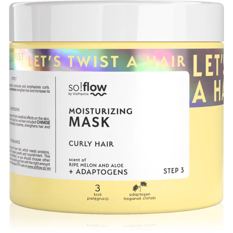 so!flow Curly Hair Nourishing Mask θρεπτική μάσκα για σγουρά μαλλιά 400 ml