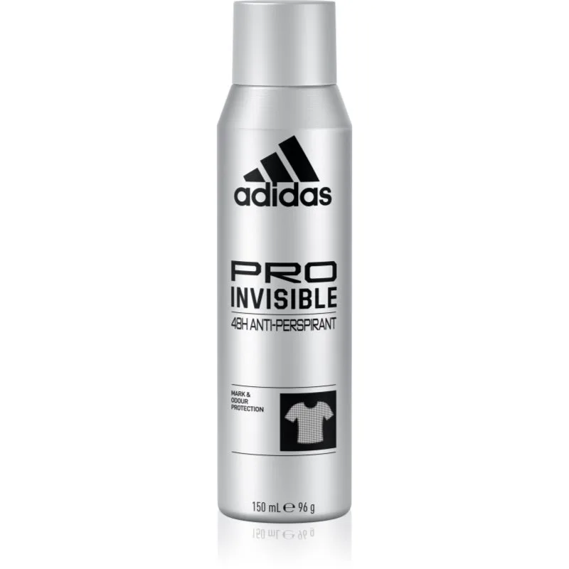 Adidas Pro Invisible αντιιδρωτικό κατά των λευκών κηλίδων για άντρες 150 ml