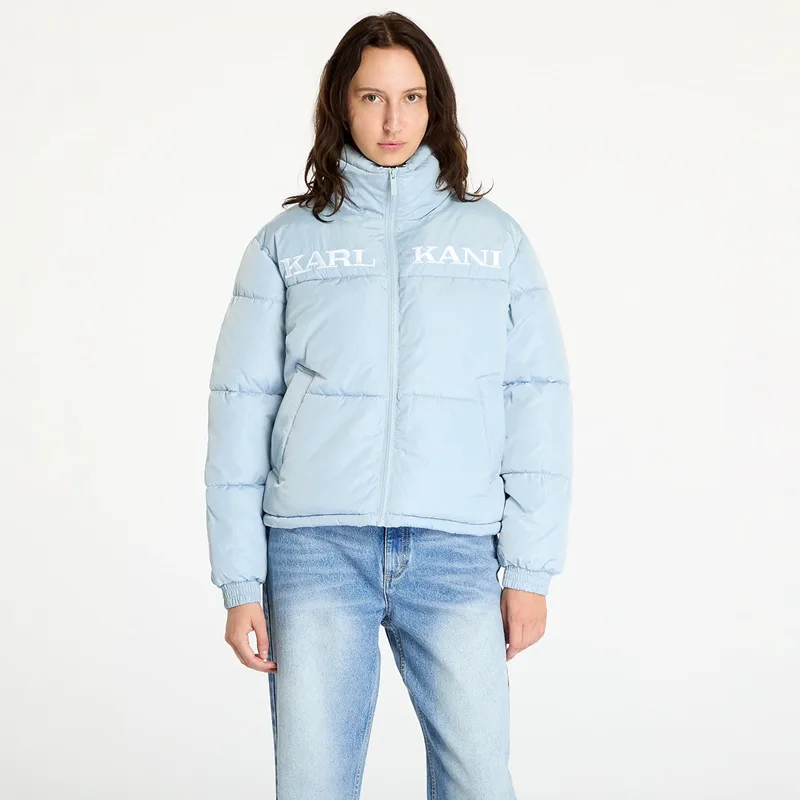 Μπουφάν Karl Kani Retro Essential Puffer Jacket Light Blue XL