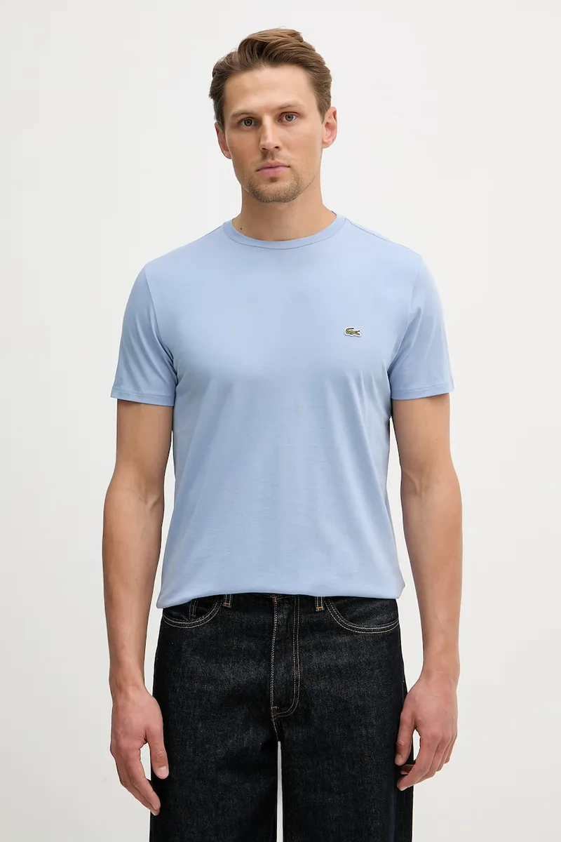 Lacoste t-shirt Ανδρικό βαμβακερό