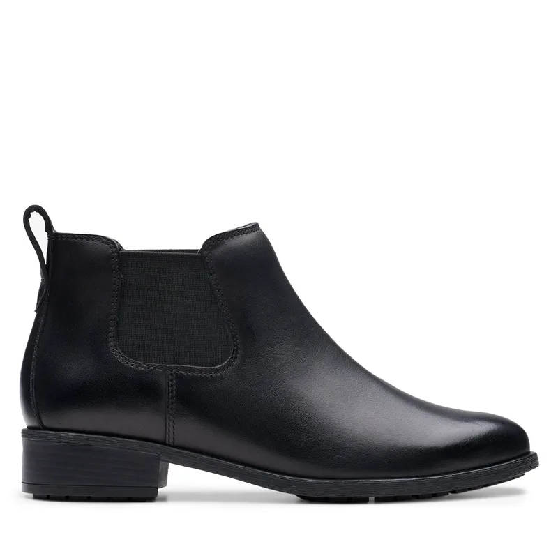 Μποτάκια με λάστιχο Clarks Havisham Top 26178715 Μαύρο