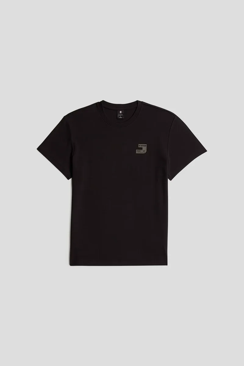 G-STAR Ανδρικό Μαύρο G-Star Chest Logo T-Shirt
