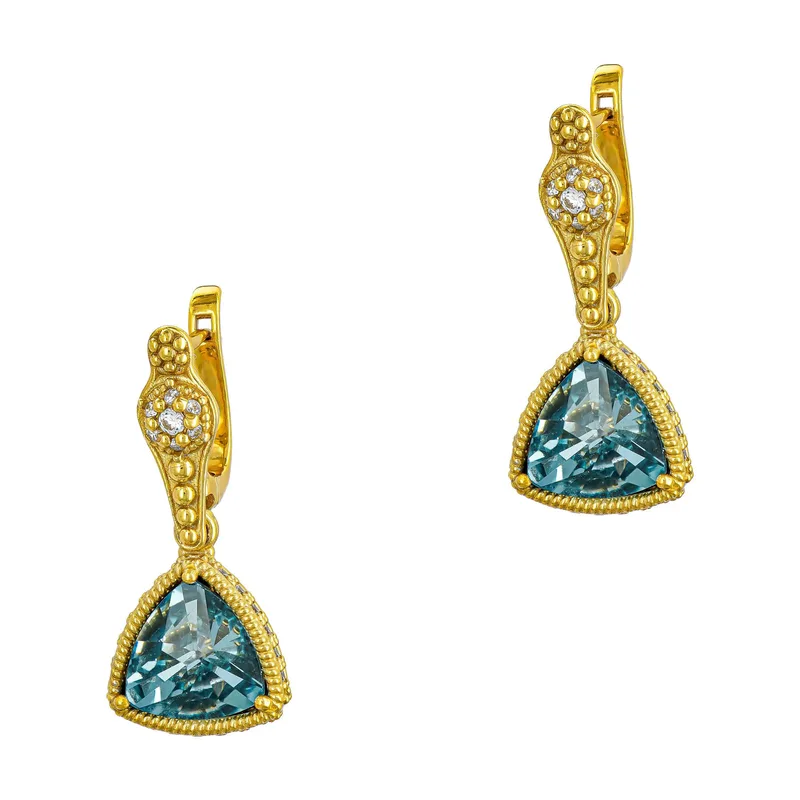 DIMITRIOS Γυναικεία Σκουλαρίκια Από Ασήμι Με Πέτρες Swarovski S104