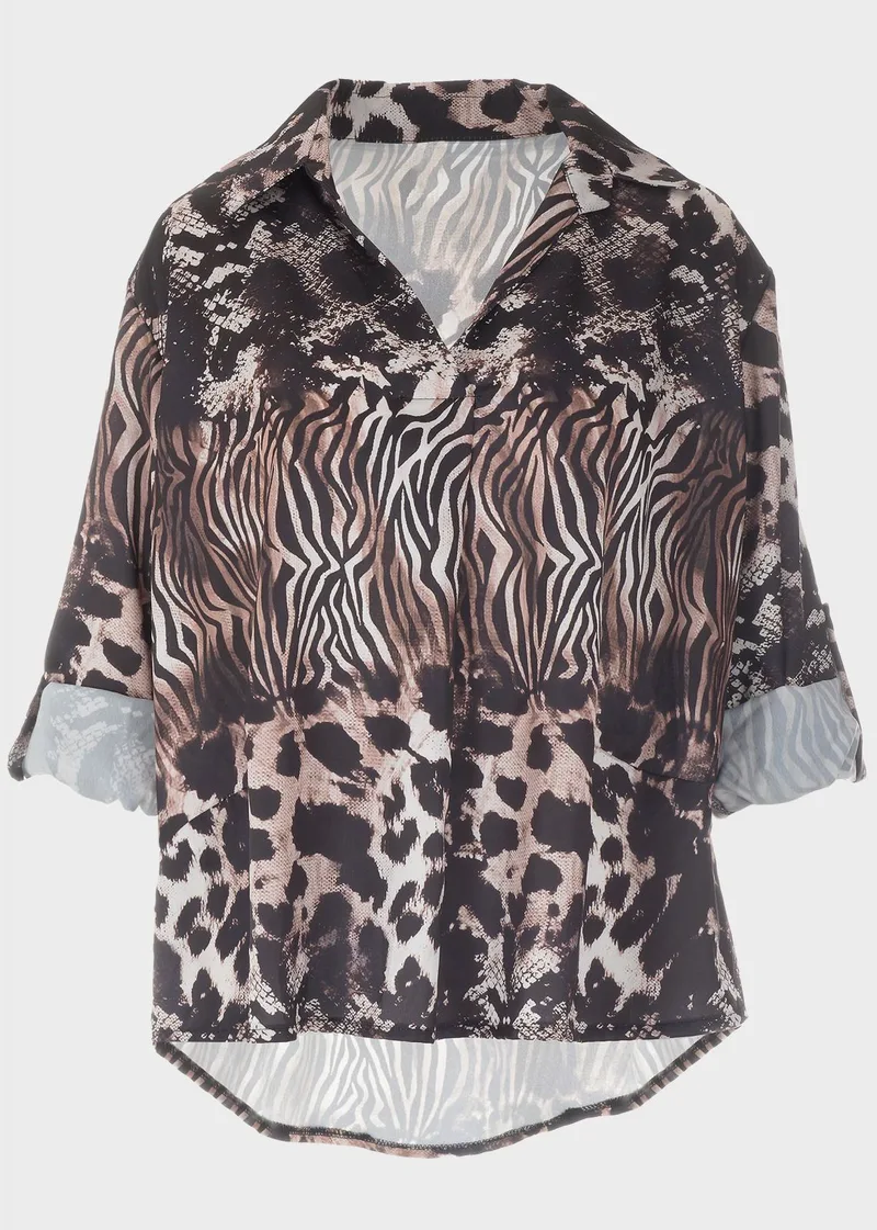 Γυναικεία μπλούζα animal print ANIMAL