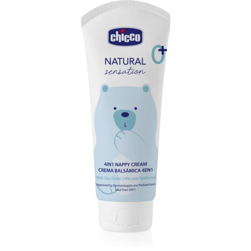 Chicco Natural Sensation Baby παιδική προστατευτική κρέμα κατά το σύγκαμμα 0+ 100 ml