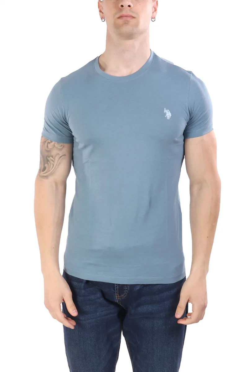 U.S.POLO ASSN T-SHIRT CREW NECK LOGO MICK ΠΕΤΡΟΛ
