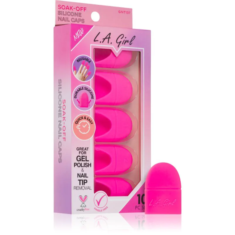 L.A. Girl Cosmetics Soak-Off αφαίρεση τζελ λάκας 10 τμχ