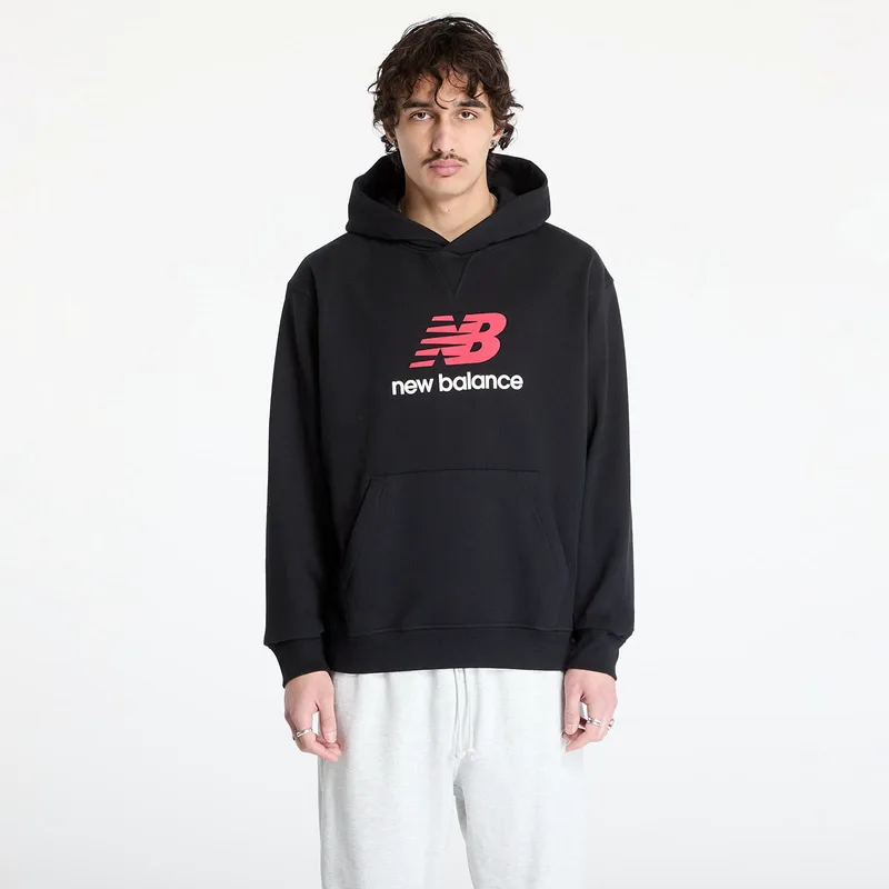 Φούτερ New Balance Athletics French Terry Logo Hoodie Black XL
