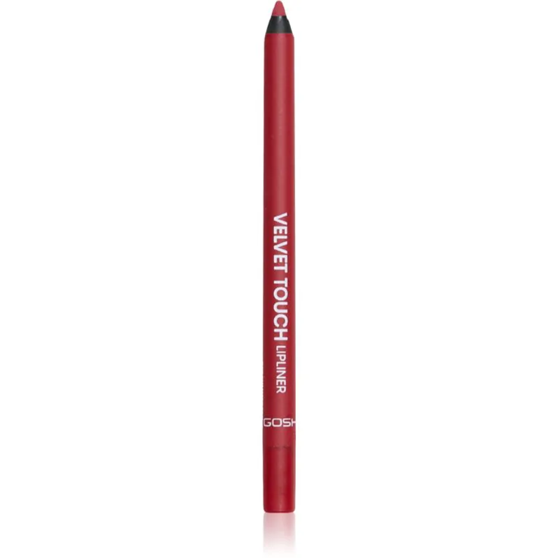 GOSH COPENHAGEN Velvet Touch αδιάβροχο μολύβι για τα χείλη απόχρωση 015 Cherry 1.2 γρ