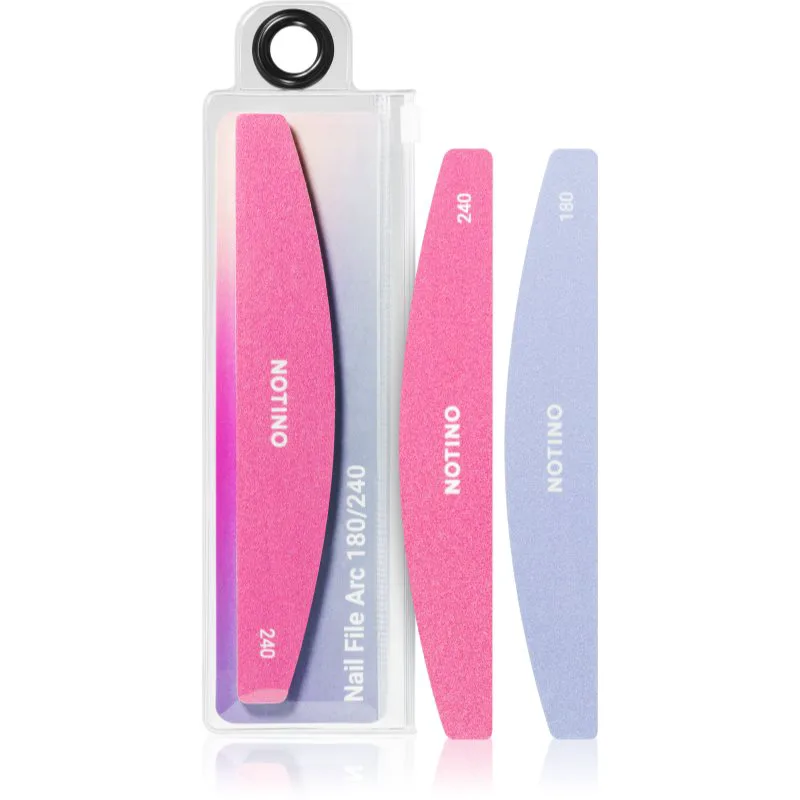 Notino Nail Tools Nail File Arc κλασική λίμα νυχιών δύο όψεων 180/240 1 τμχ